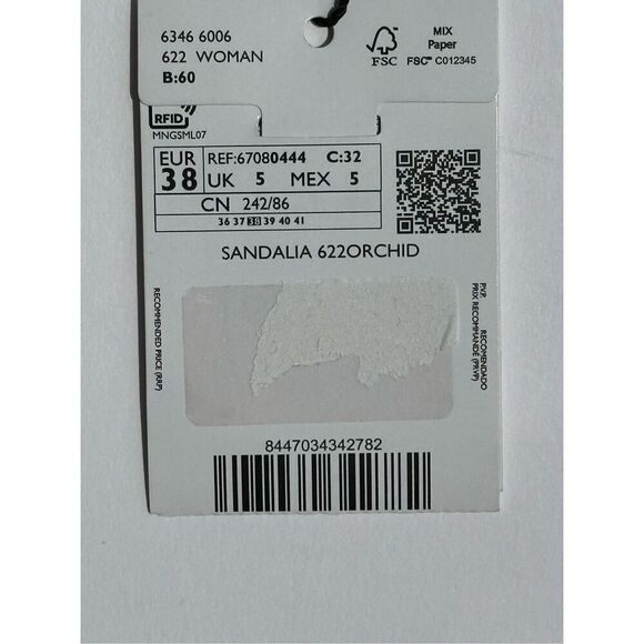 MNG Jen Ceballos & Mango Brown Satin FLORAL HEELED SANDALS Size - Picture 8 of 9